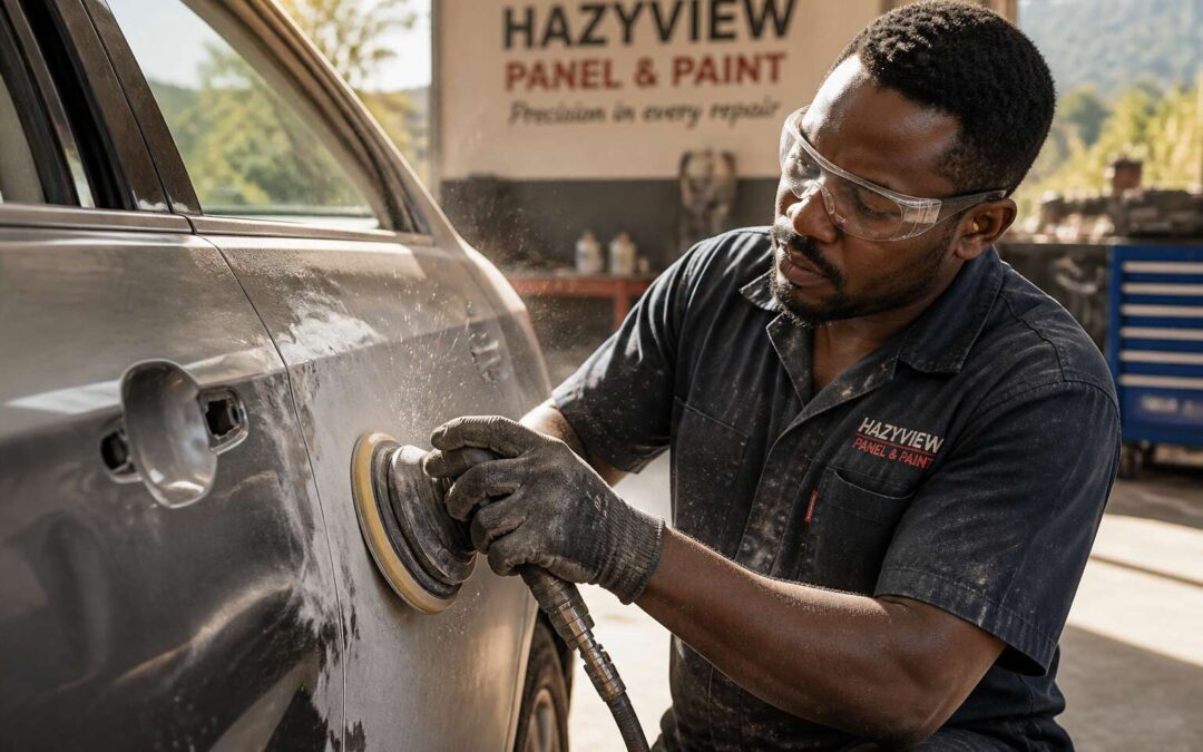Panel beaters in Hazyview: expert collision repair and spray painting.